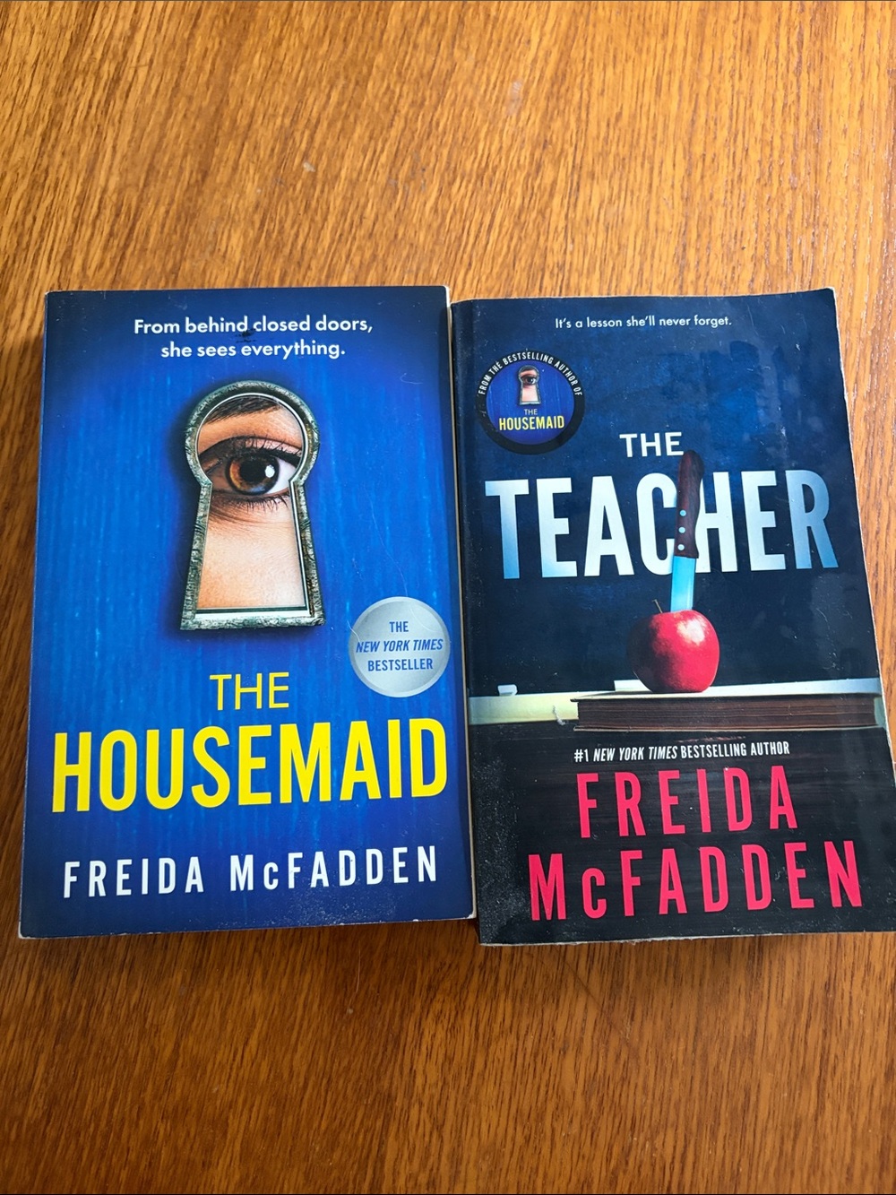 Blue Paperback Cookbook-Style Home Kitchen Thriller Collection